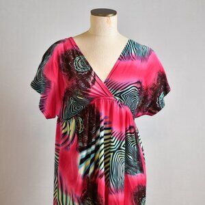 Caleaas Bohemian Mid Length Abstract Print - Size XL